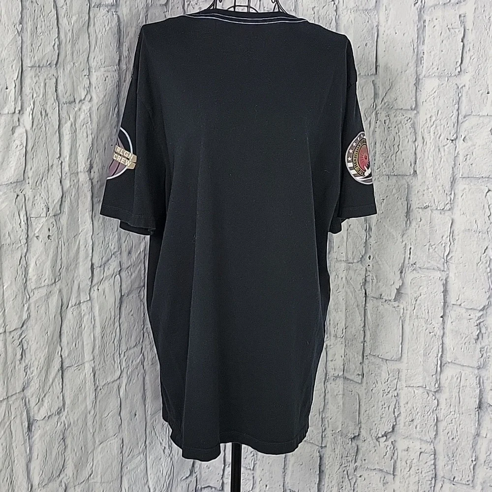 TRUE RELIGION Black‎ Flight Mission Nasa T Shirt Large